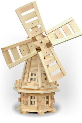 Dutch Design Wooden Garden Windmill - 105cm - WD3