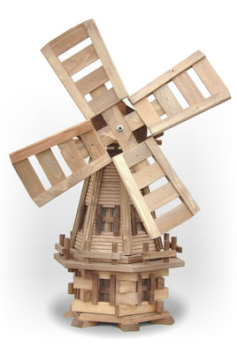 Dutch Design Wooden Garden Windmill - 105cm - WKB3